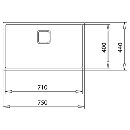 FLEXLINEA RS15 71.40 PureClean Paslanmaz Çelik Eviye