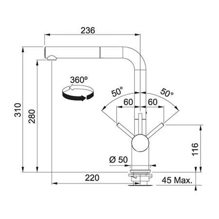 Franke Basis Bfg 611-86 Granit Eviye + Active Plus Doccia Armatür Seti (Nero)